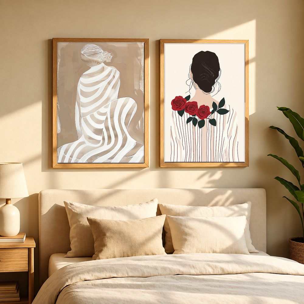 Set de cuadros decorativos que combinan