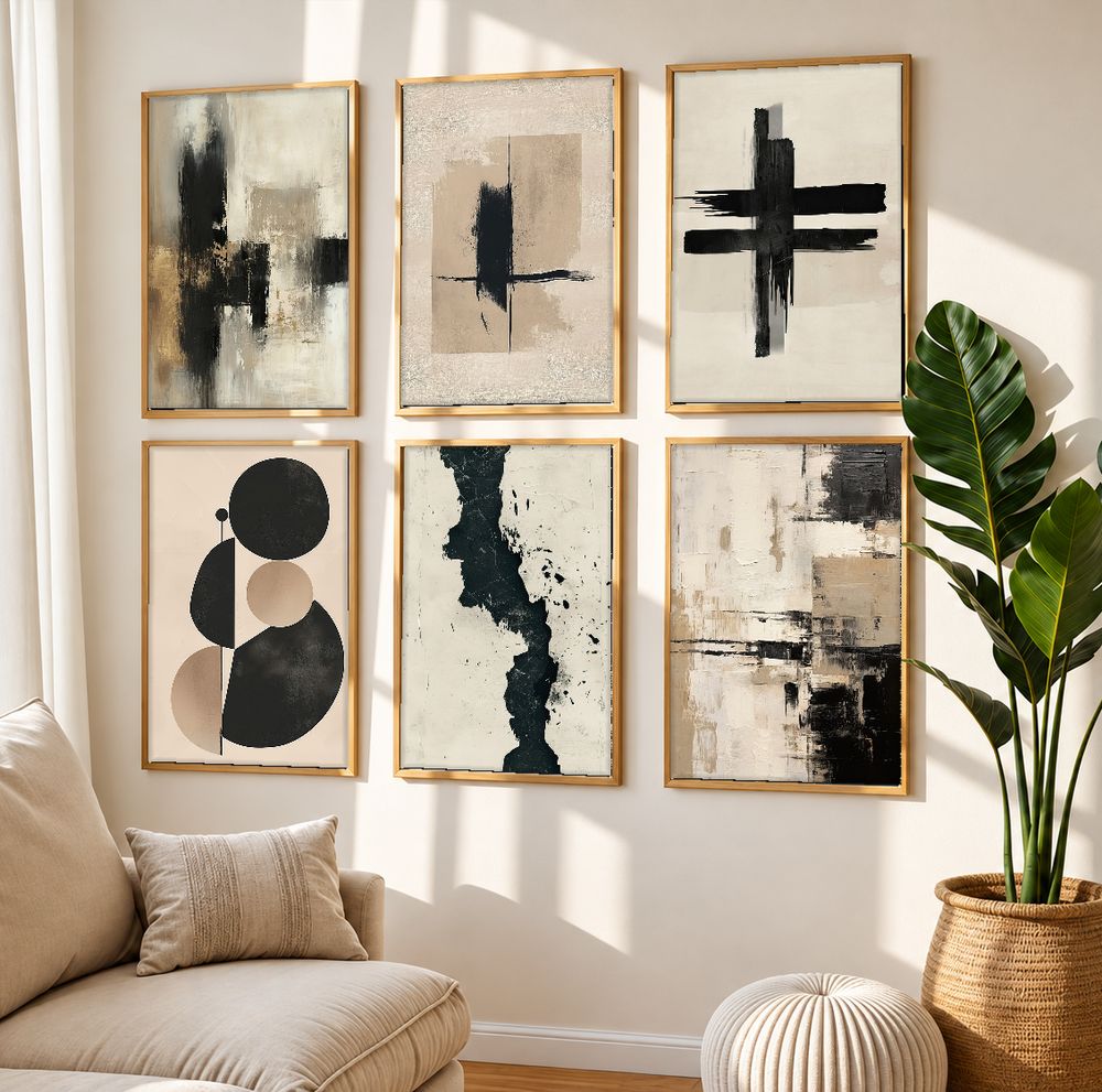 Set de cuadros decorativos que combinan