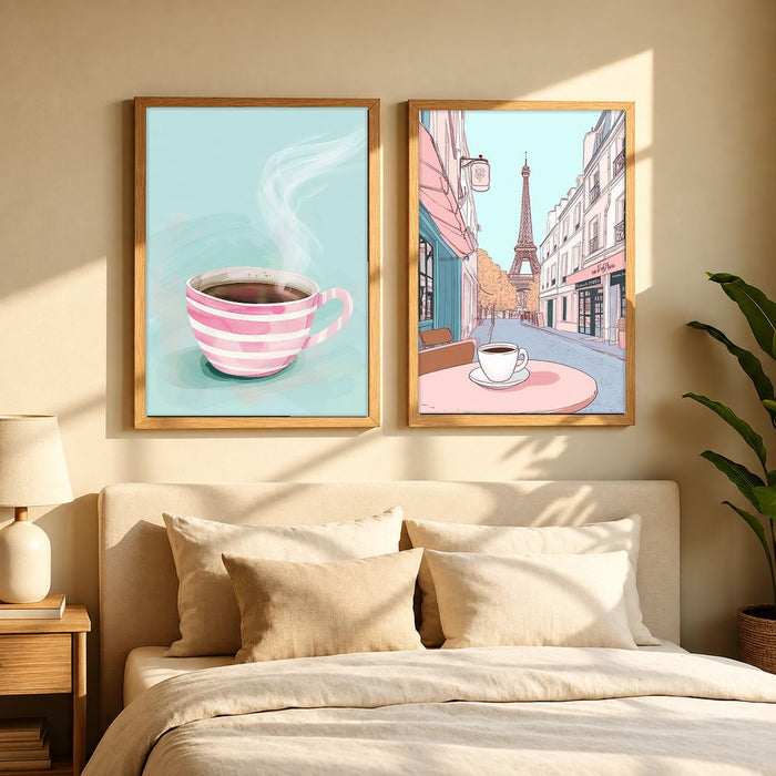 Café en París: 2 cuadros que combinan