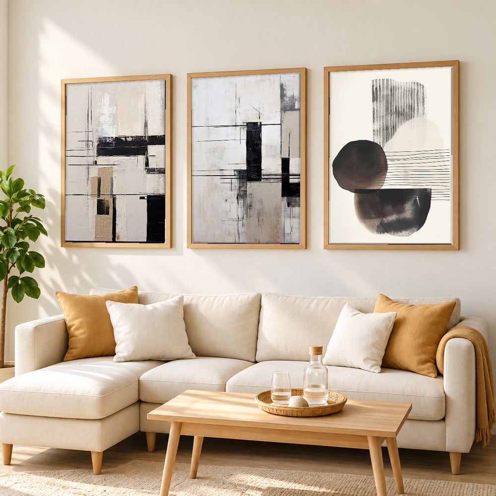 Set de cuadros decorativos que combinan