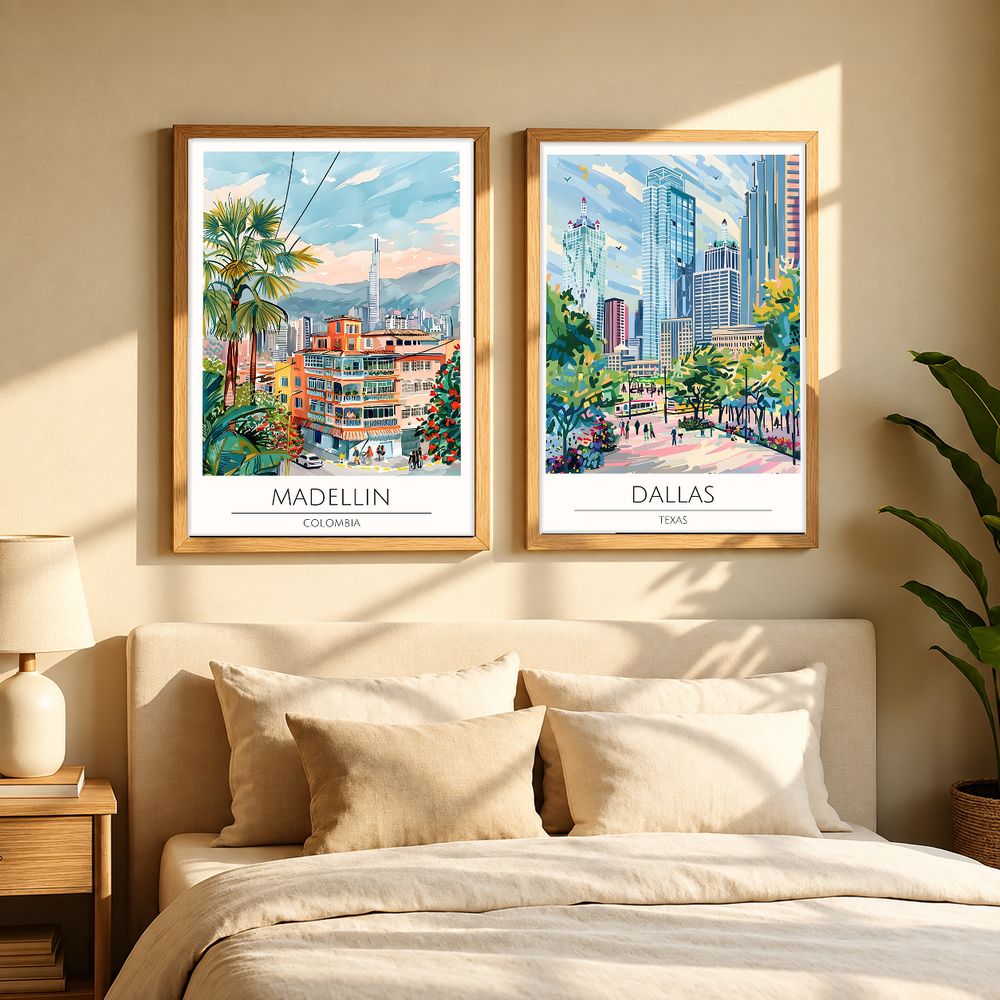 Set de cuadros decorativos que combinan