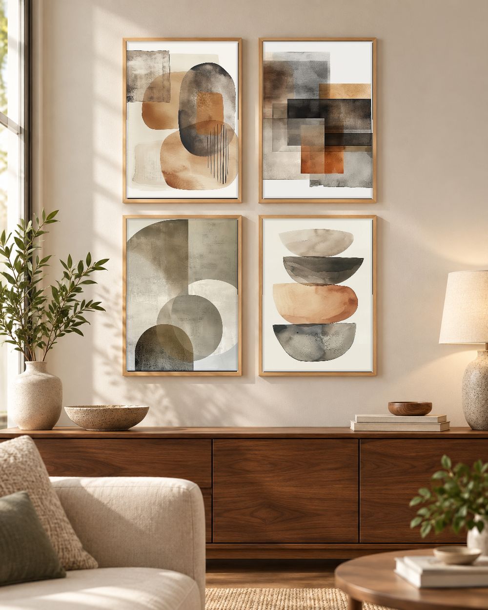 Set de cuadros decorativos que combinan