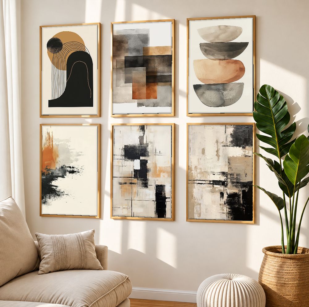 Set de cuadros decorativos que combinan