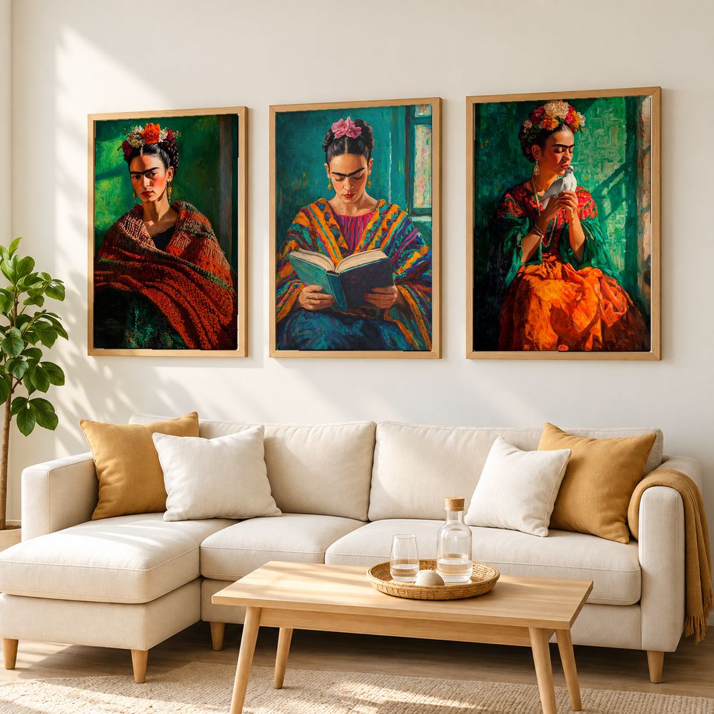 Set de cuadros decorativos que combinan