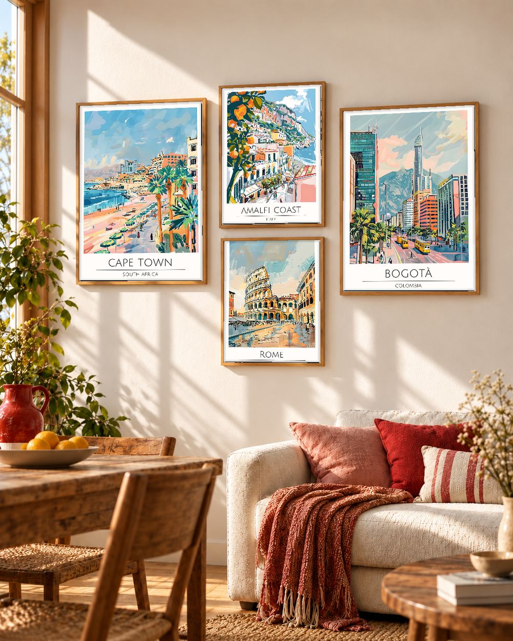 Set de cuadros decorativos que combinan