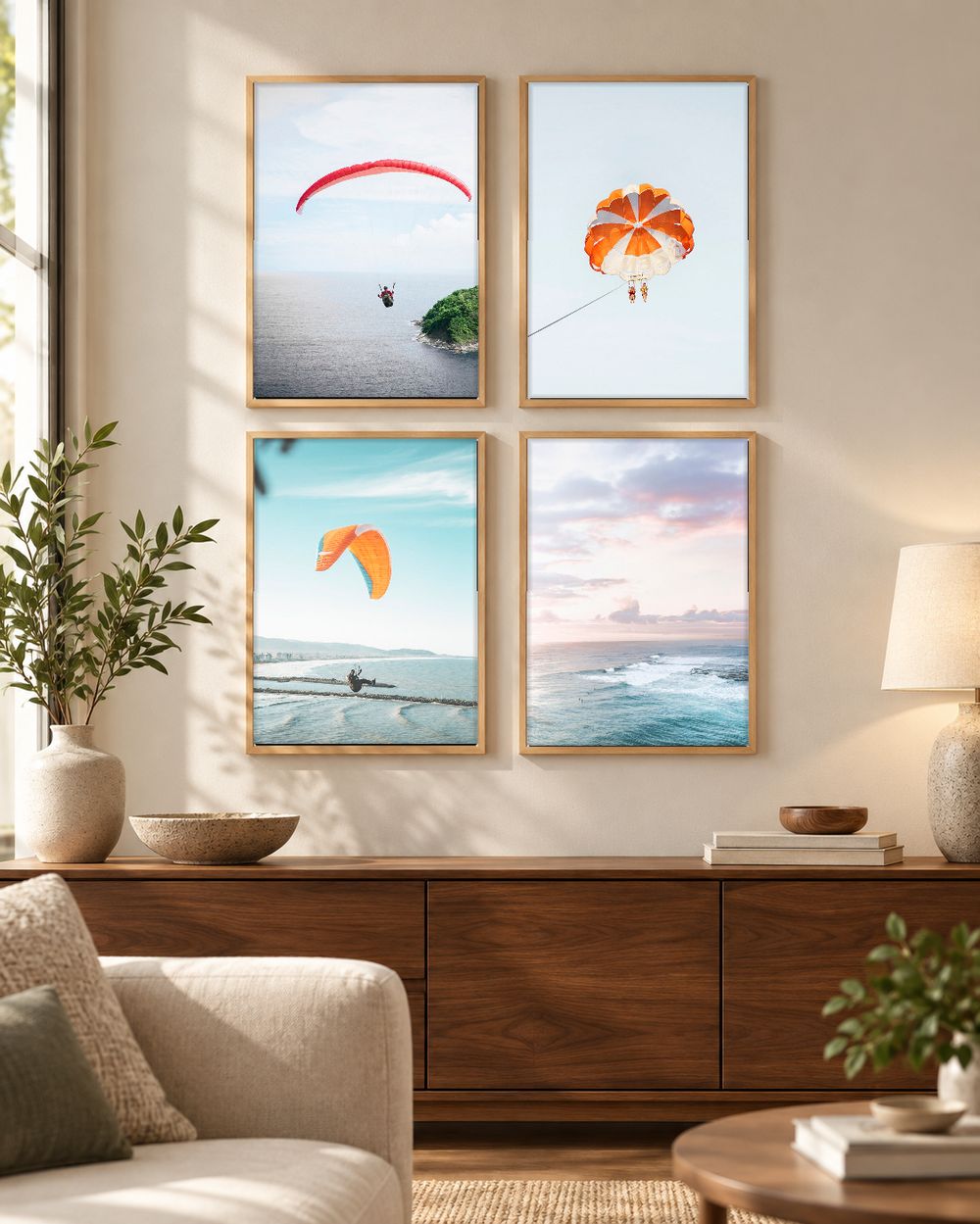 Set de cuadros decorativos que combinan