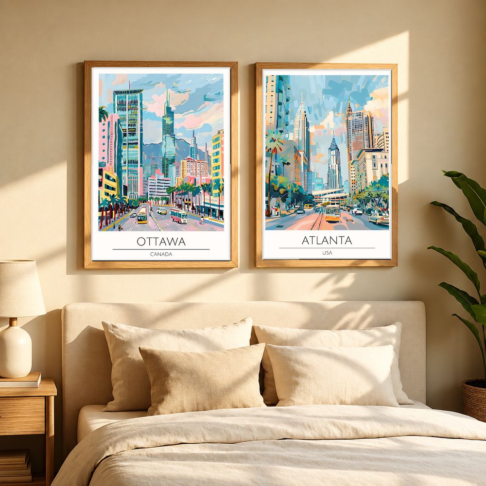 Set de cuadros decorativos que combinan