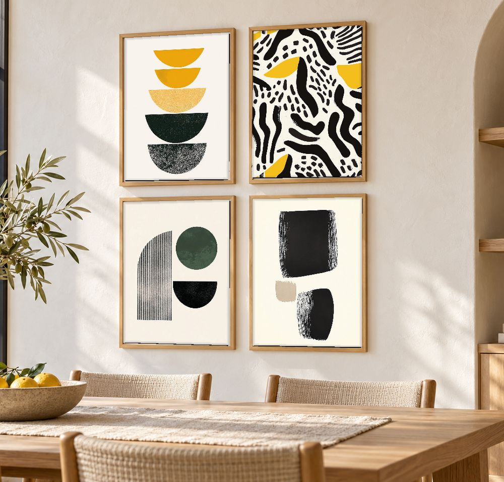 Set de cuadros decorativos que combinan