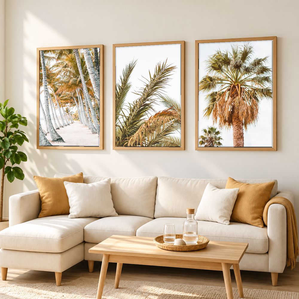 Set de cuadros decorativos que combinan