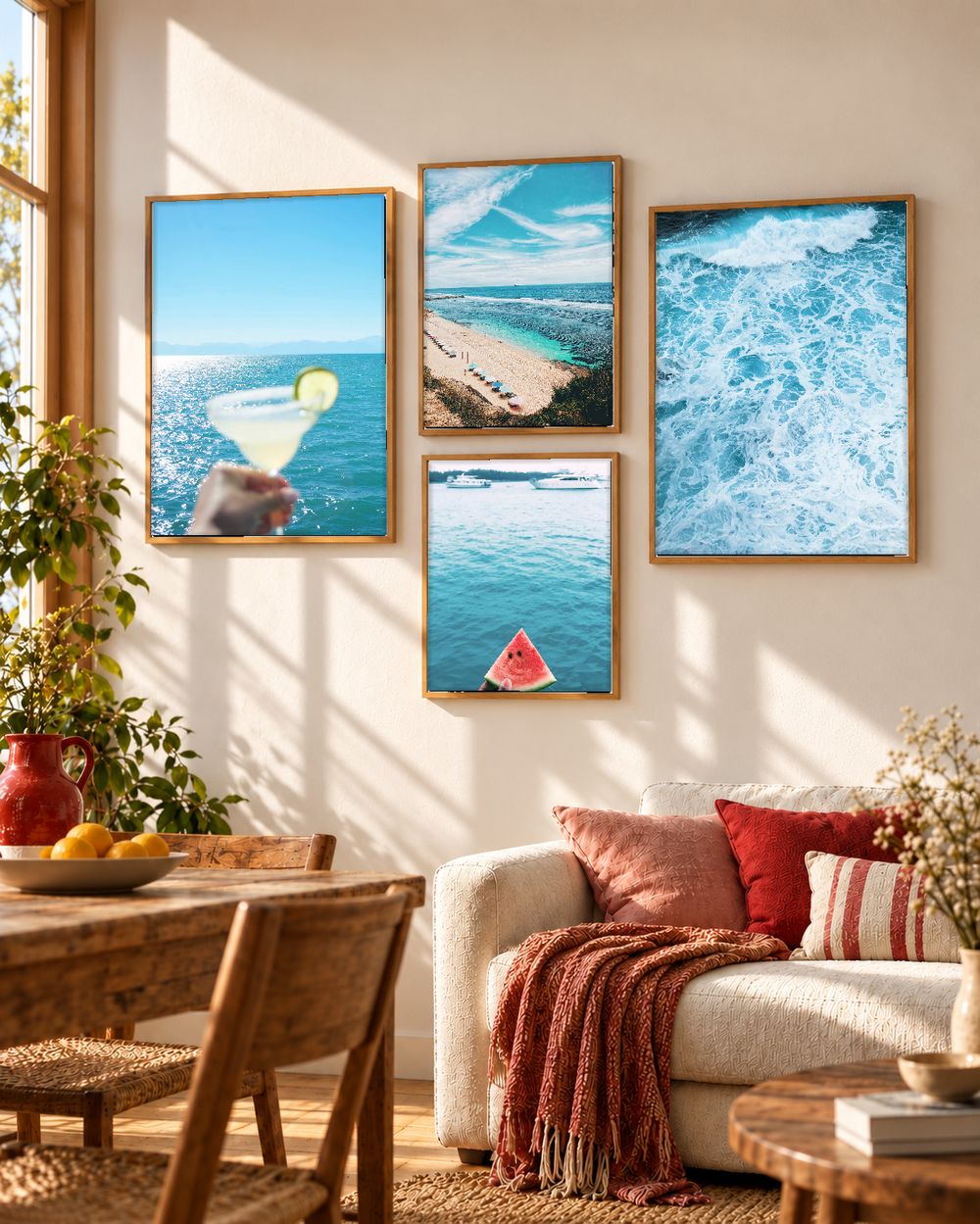 Set de cuadros decorativos que combinan