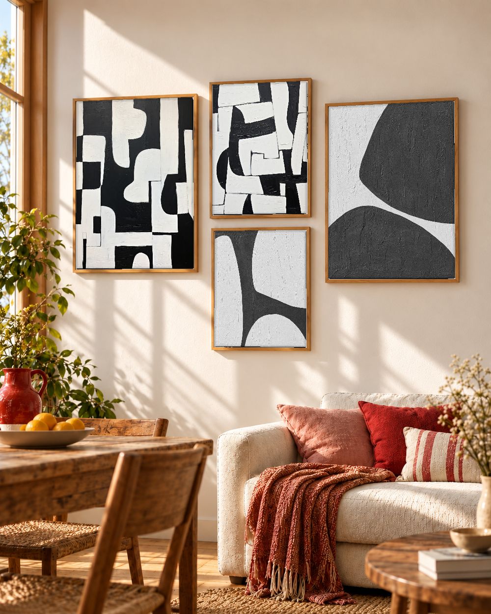 Set de cuadros decorativos que combinan