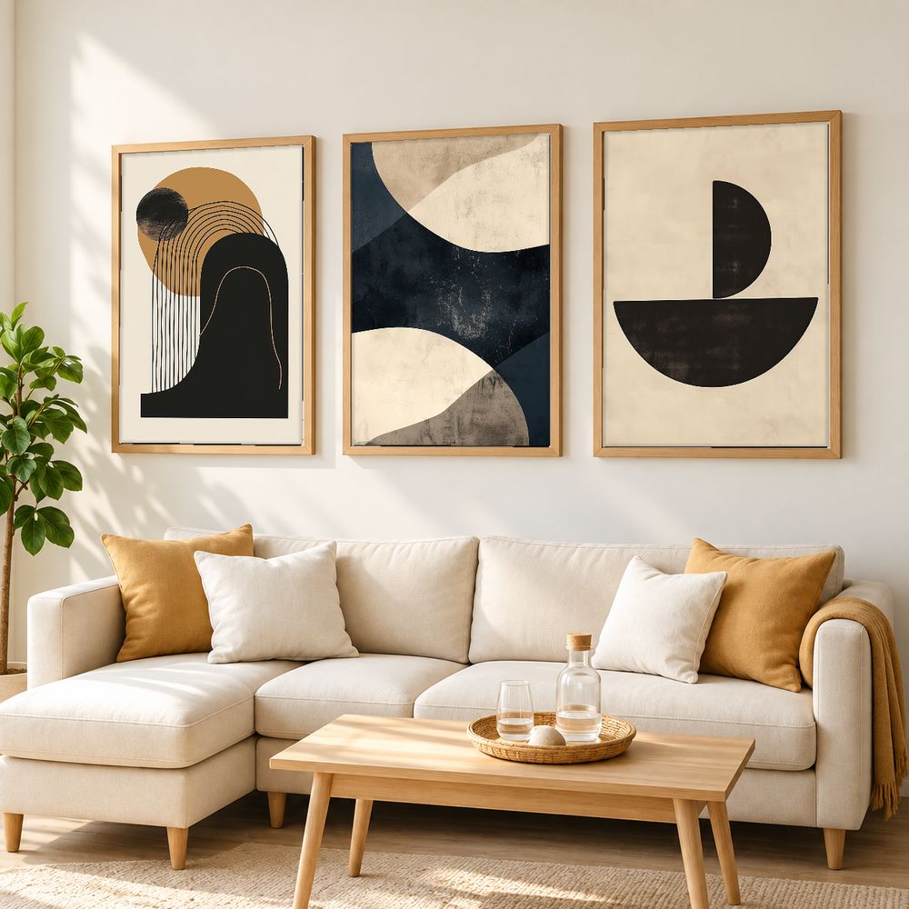 Set de cuadros decorativos que combinan