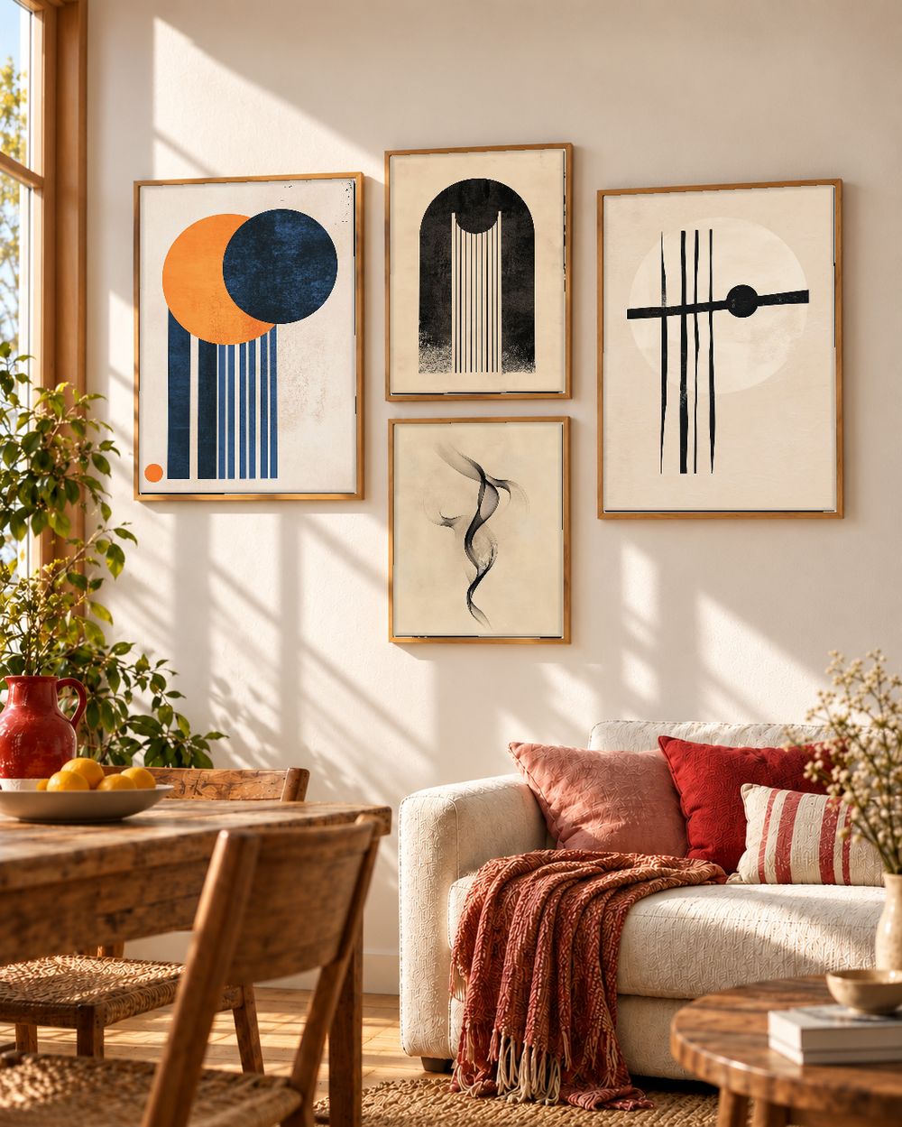 Set de cuadros decorativos que combinan