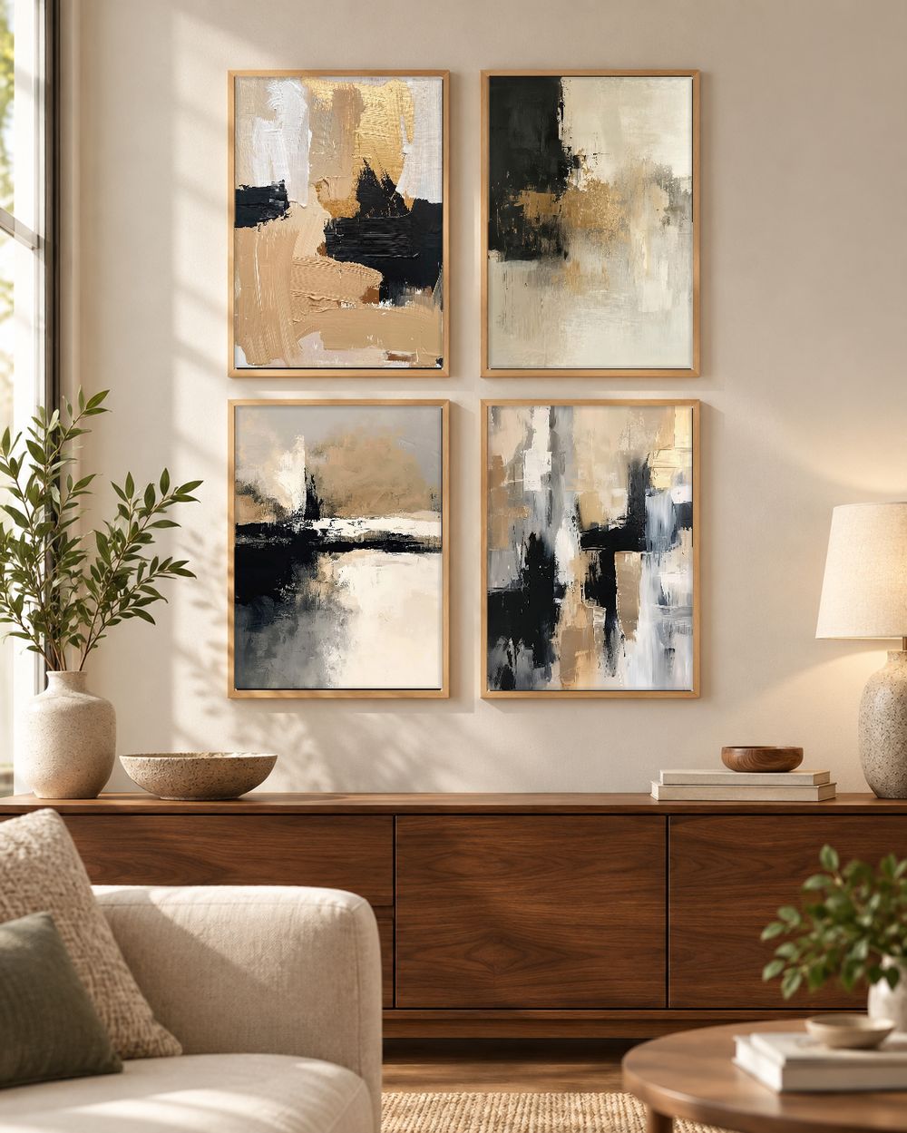 Set de cuadros decorativos que combinan