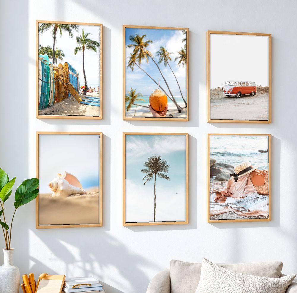 Set de cuadros decorativos que combinan