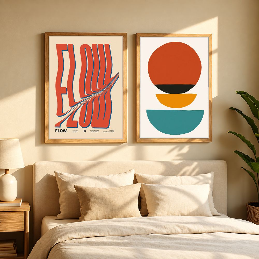 Set de cuadros decorativos que combinan