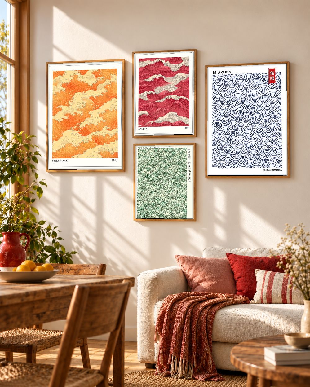 Set de cuadros decorativos que combinan