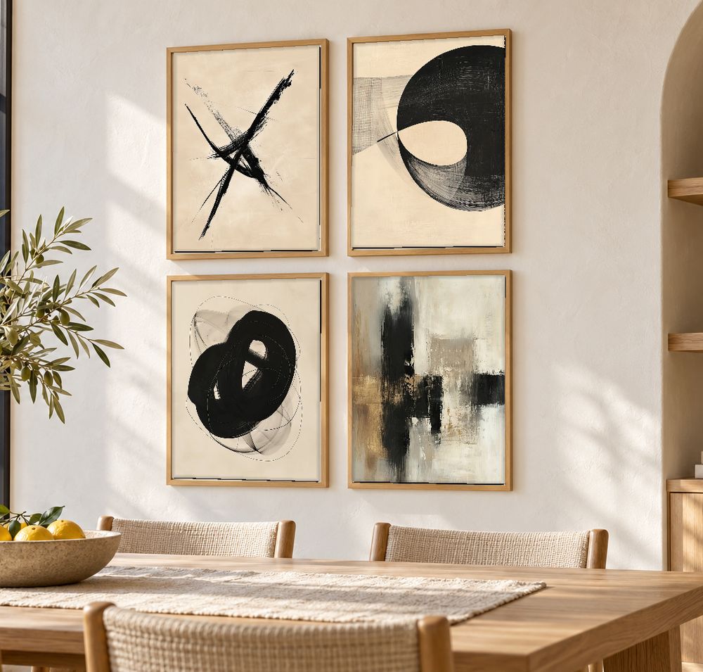 Set de cuadros decorativos que combinan