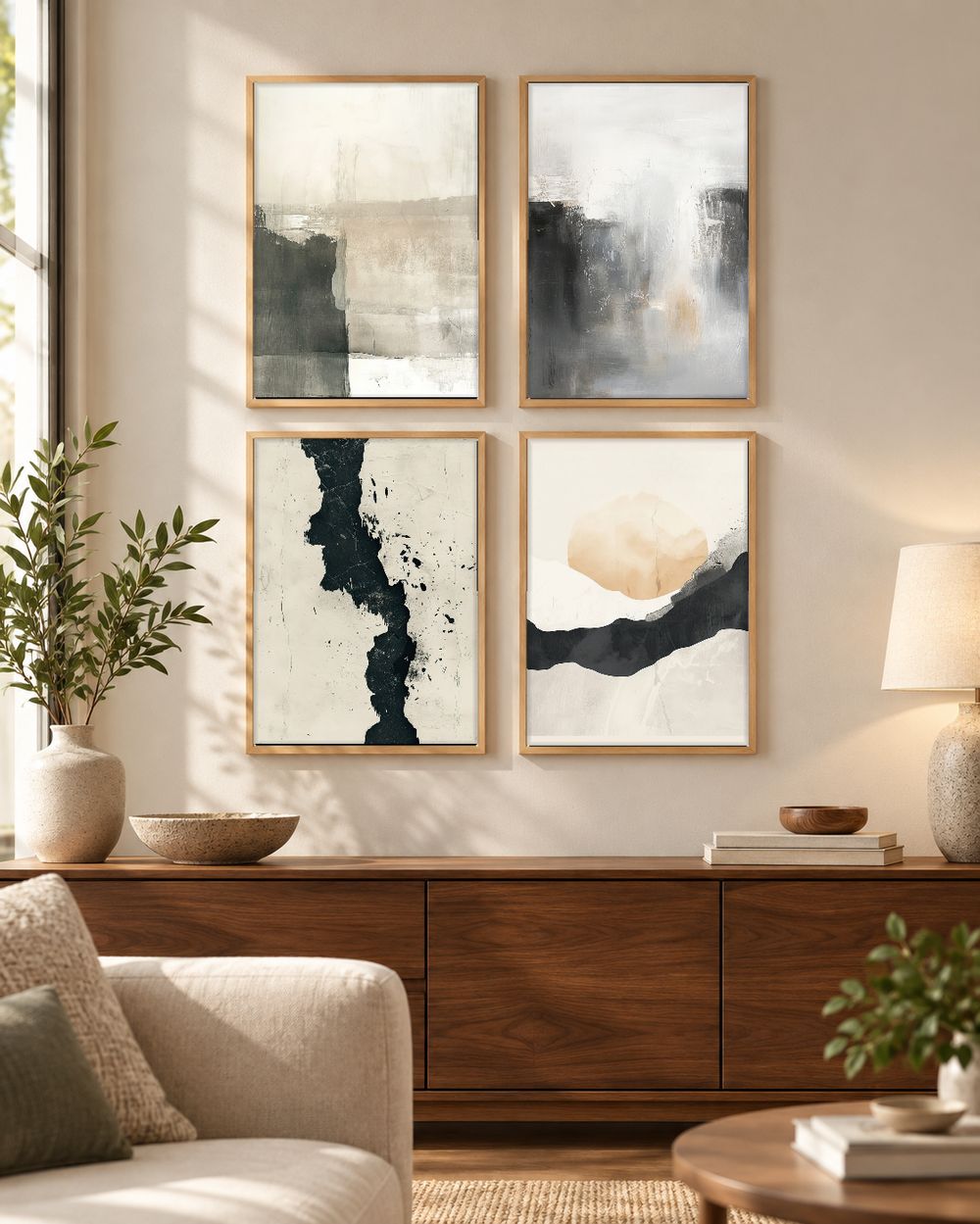 Set de cuadros decorativos que combinan