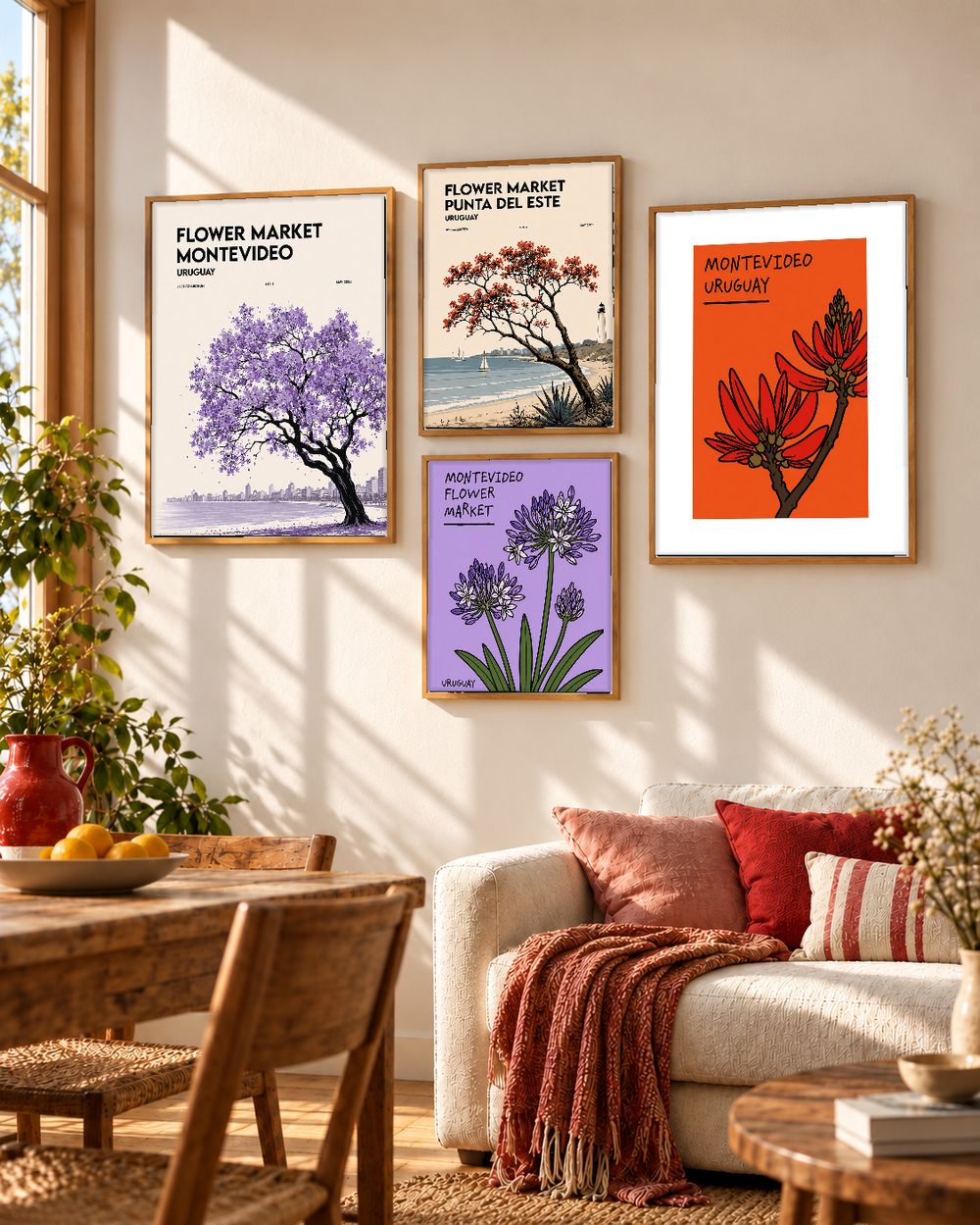 Set de cuadros decorativos que combinan