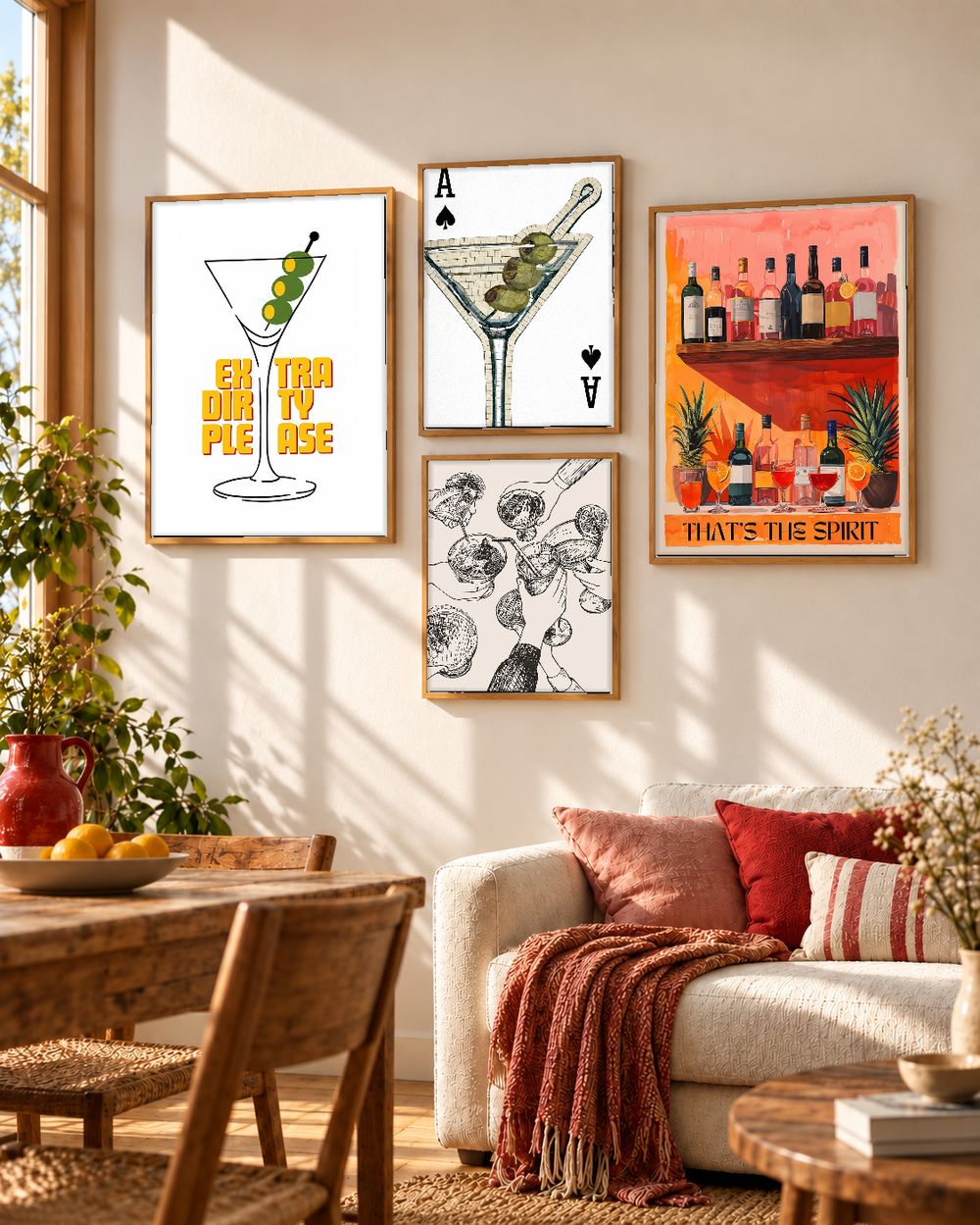 Set de cuadros decorativos que combinan