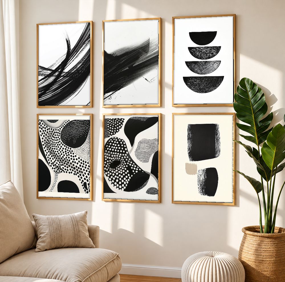 Set de cuadros decorativos que combinan