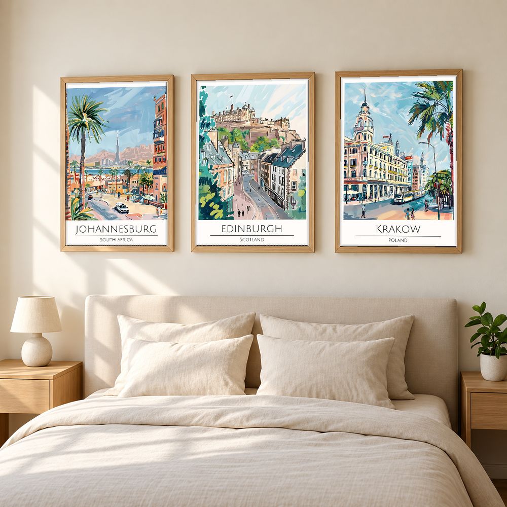 Set de cuadros decorativos que combinan