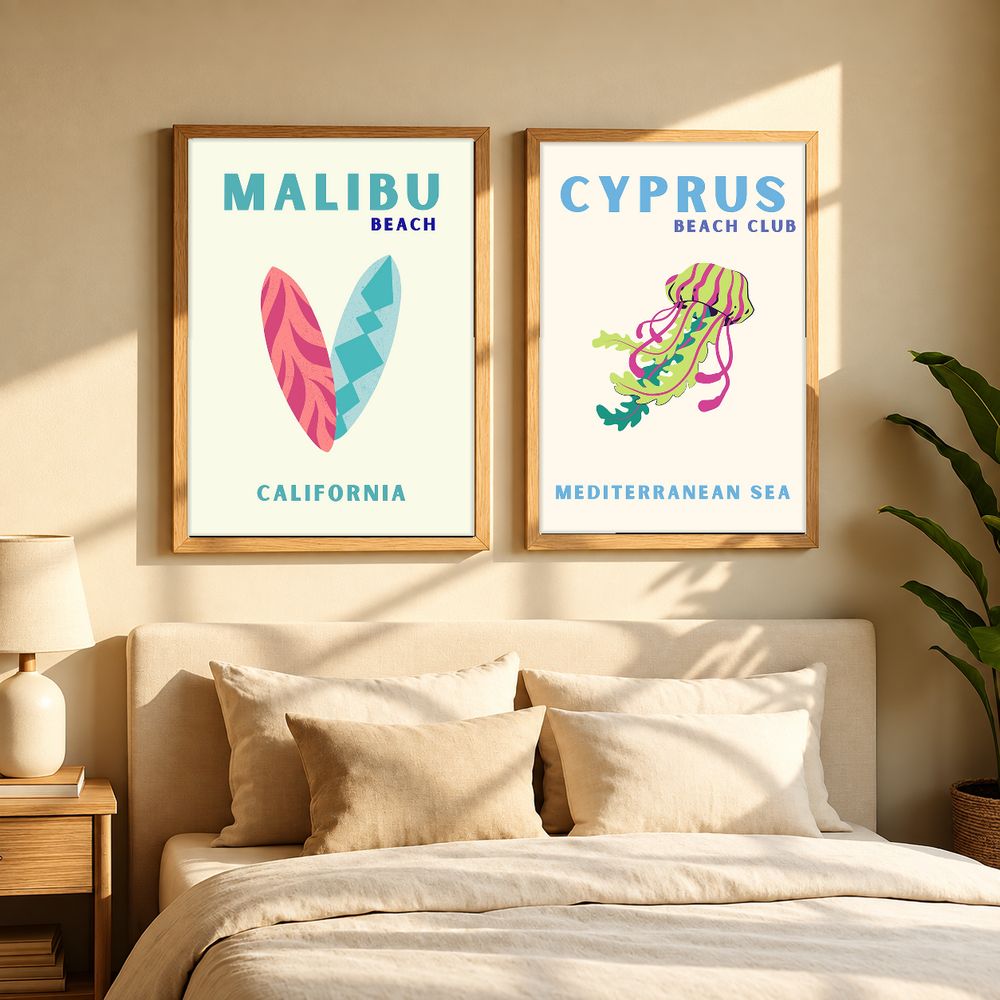 Set de cuadros decorativos que combinan