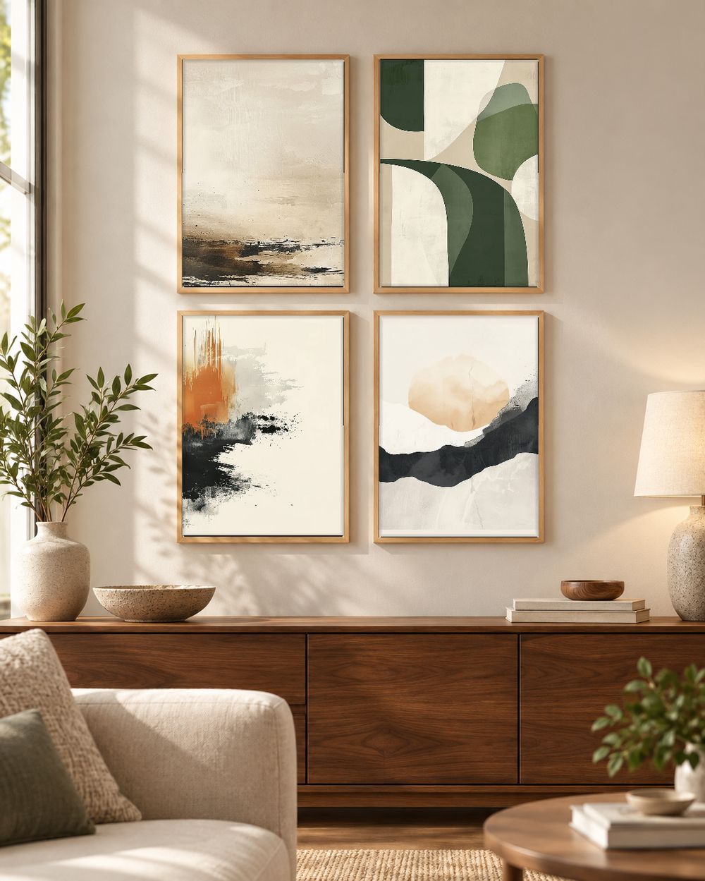 Set de cuadros decorativos que combinan