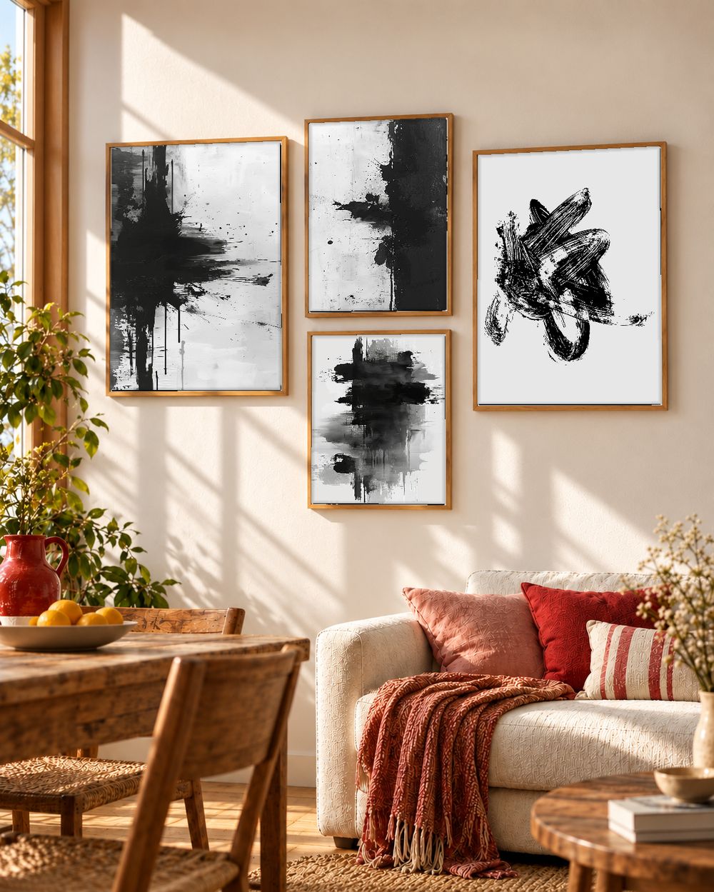 Set de cuadros decorativos que combinan