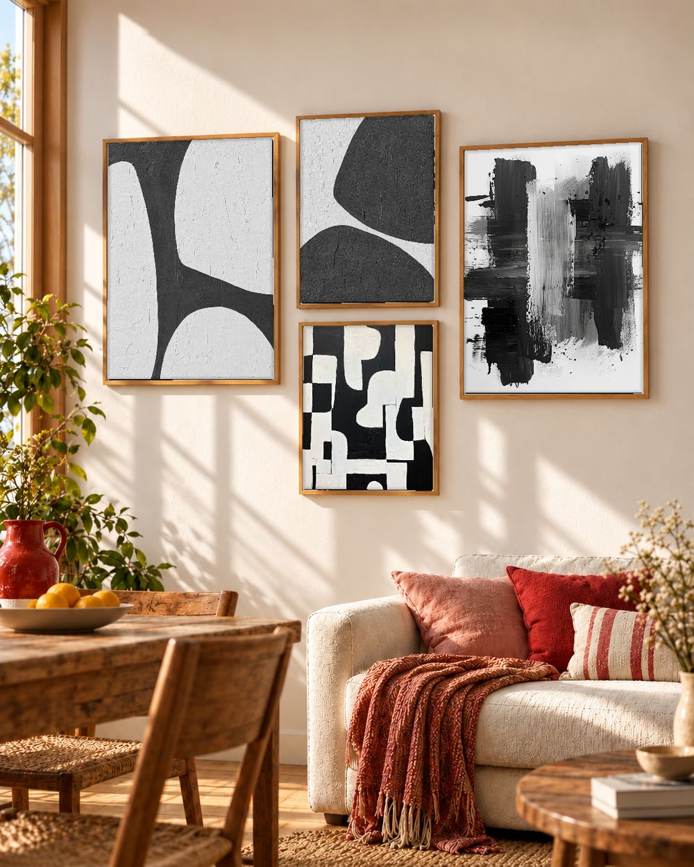 Set de cuadros decorativos que combinan