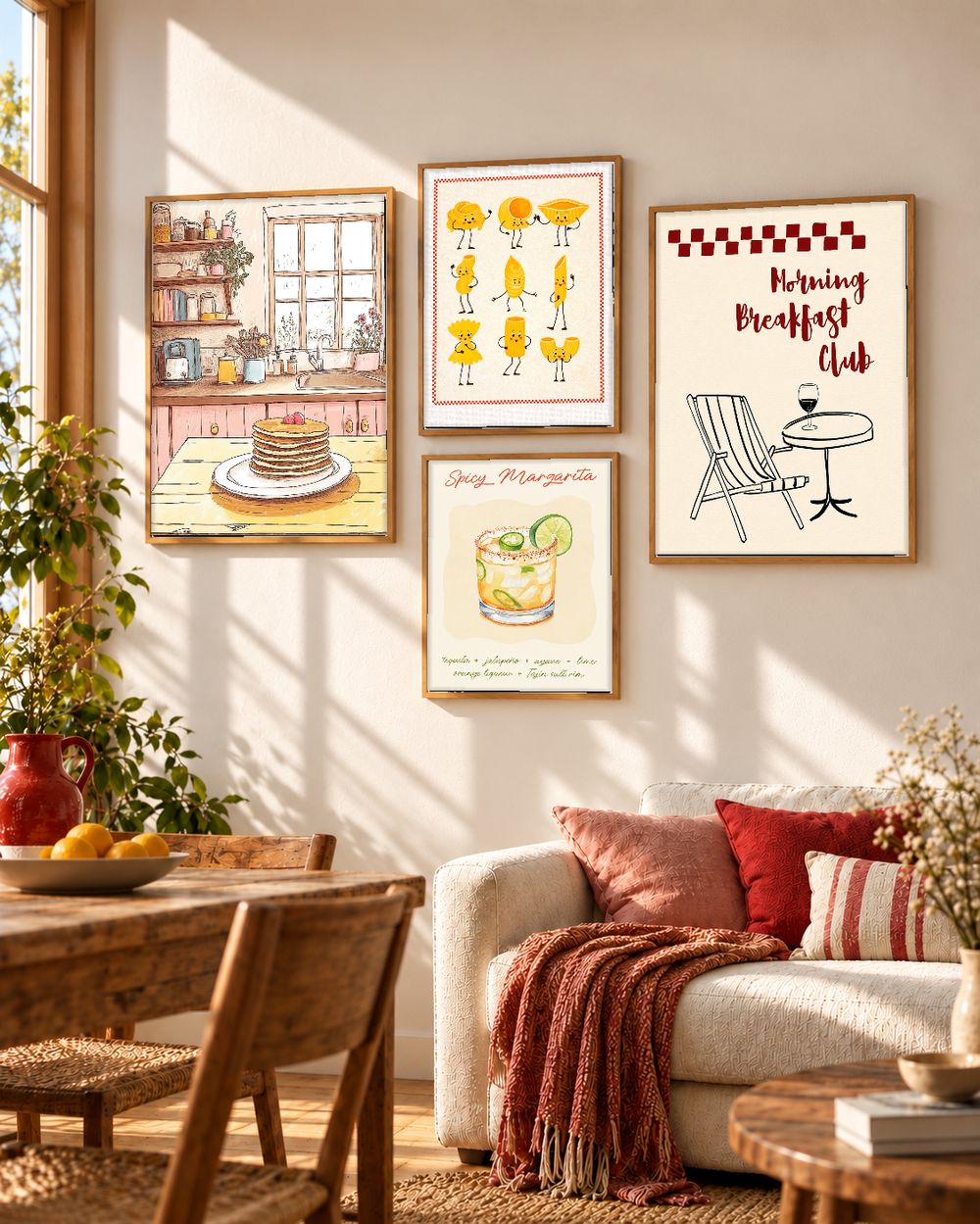 Set de cuadros decorativos que combinan