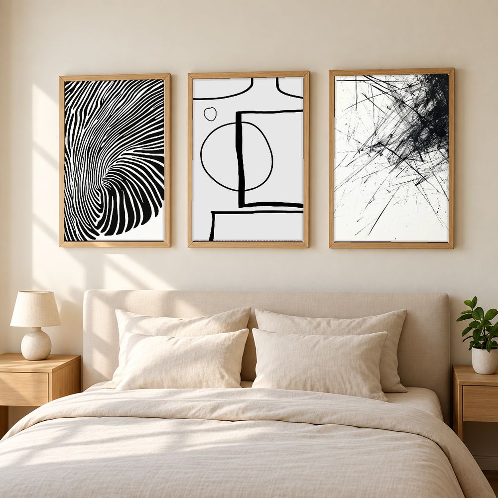Set de cuadros decorativos que combinan