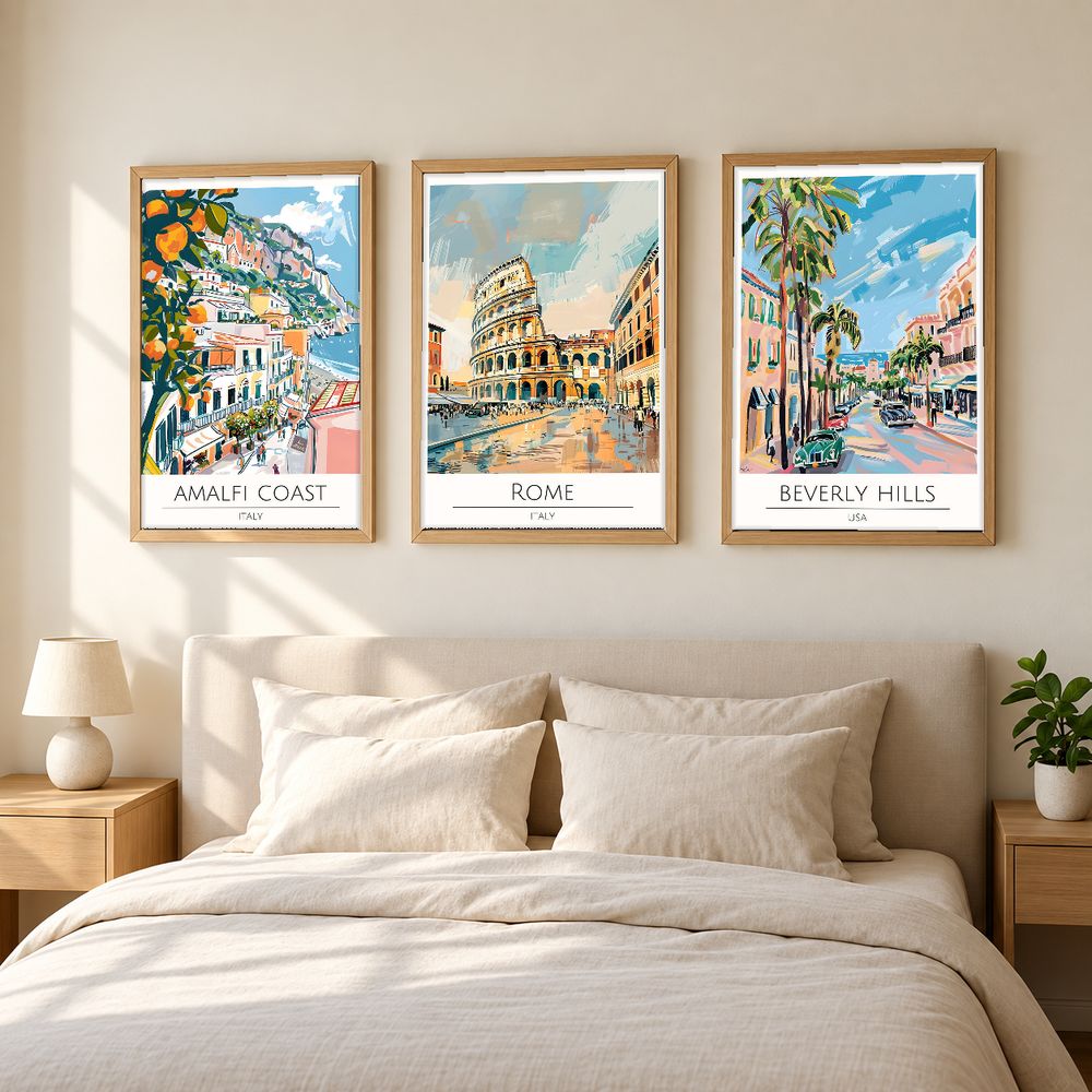 Set de cuadros decorativos que combinan
