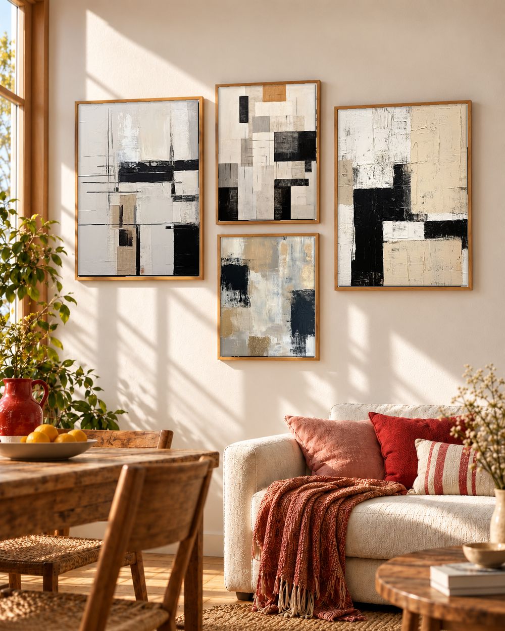 Set de cuadros decorativos que combinan