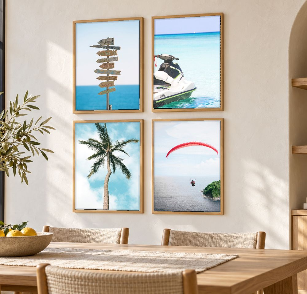 Set de cuadros decorativos que combinan