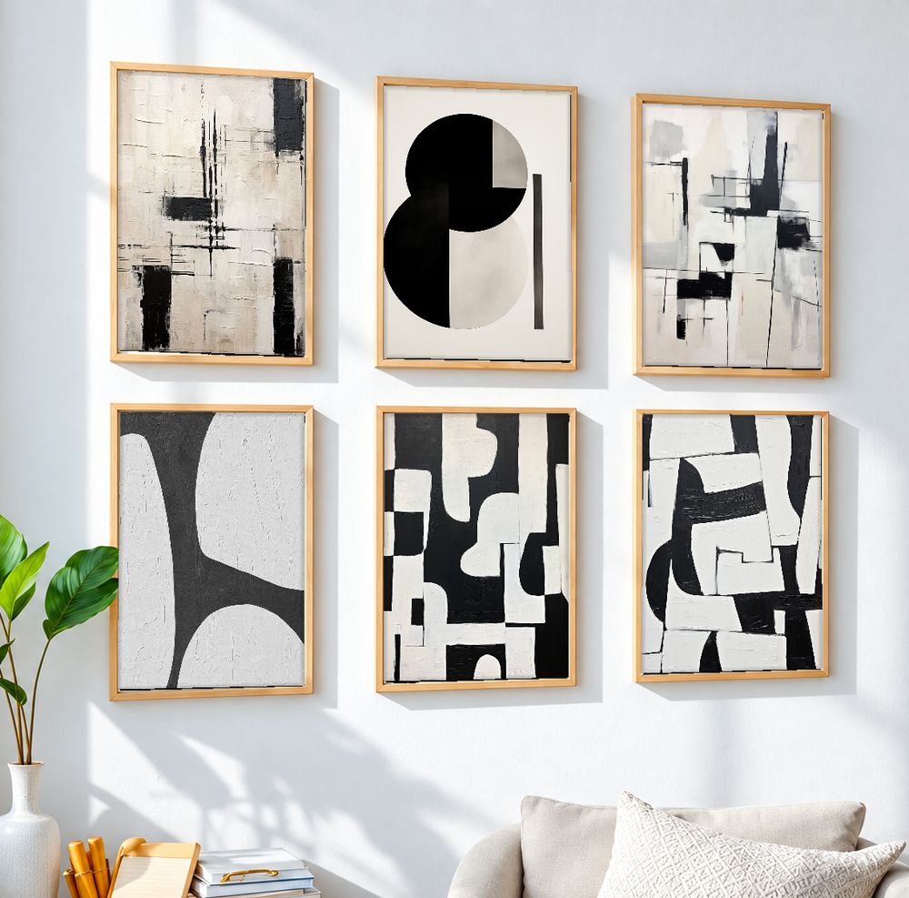 Set de cuadros decorativos que combinan