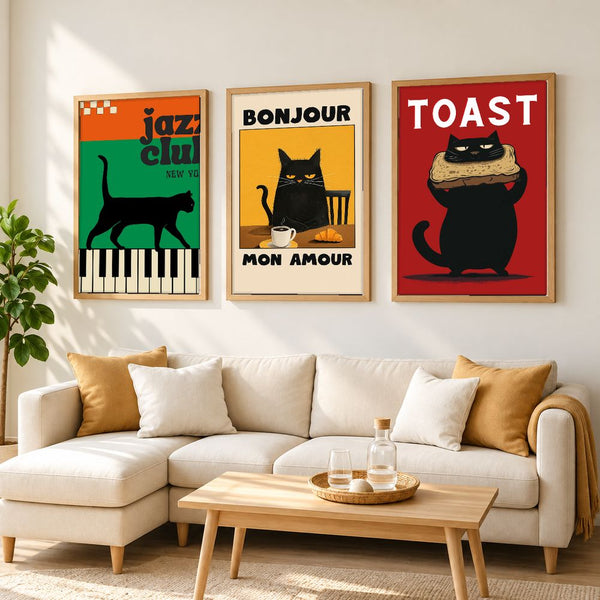 Set de cuadros decorativos que combinan