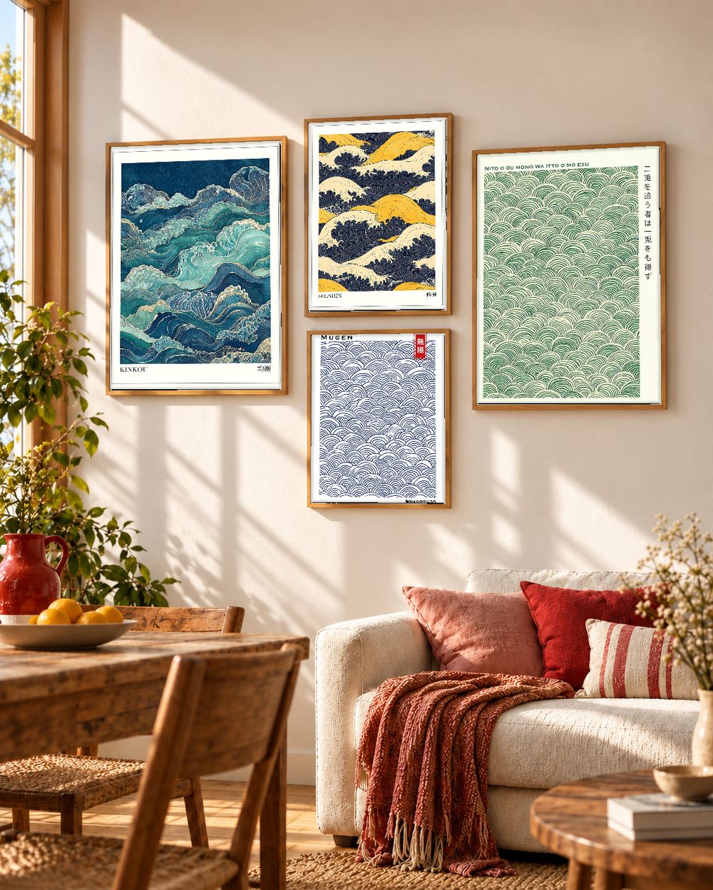 Set de cuadros decorativos que combinan