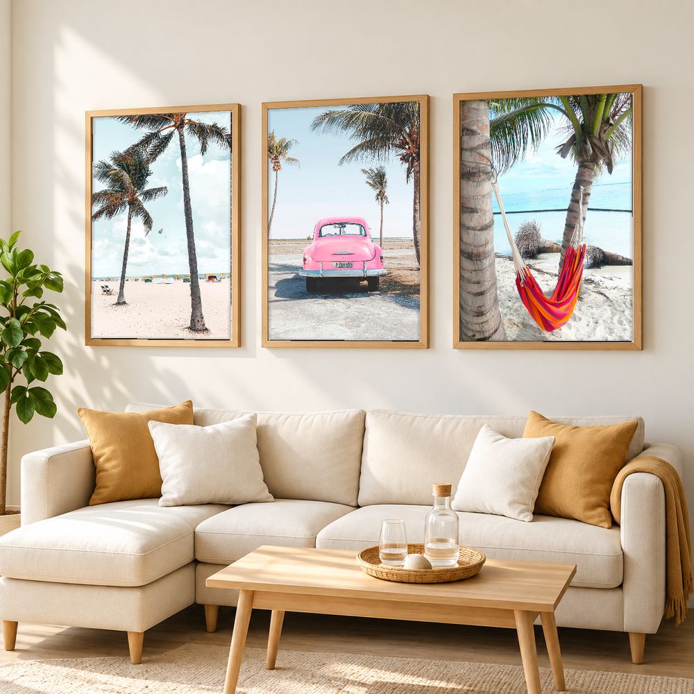 Set de cuadros decorativos que combinan
