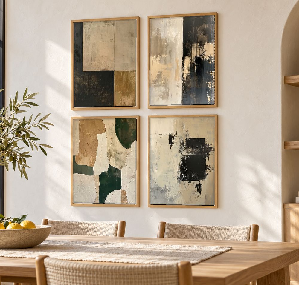 Set de cuadros decorativos que combinan