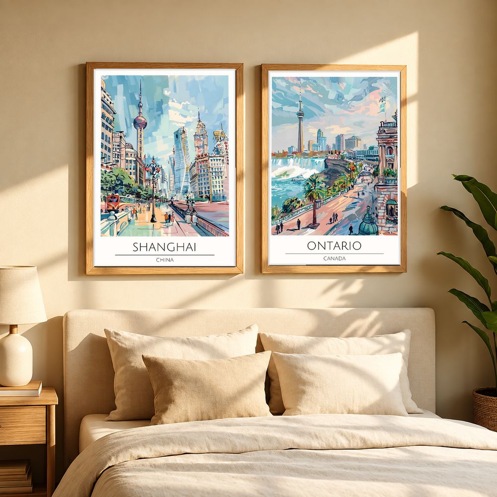 Set de cuadros decorativos que combinan