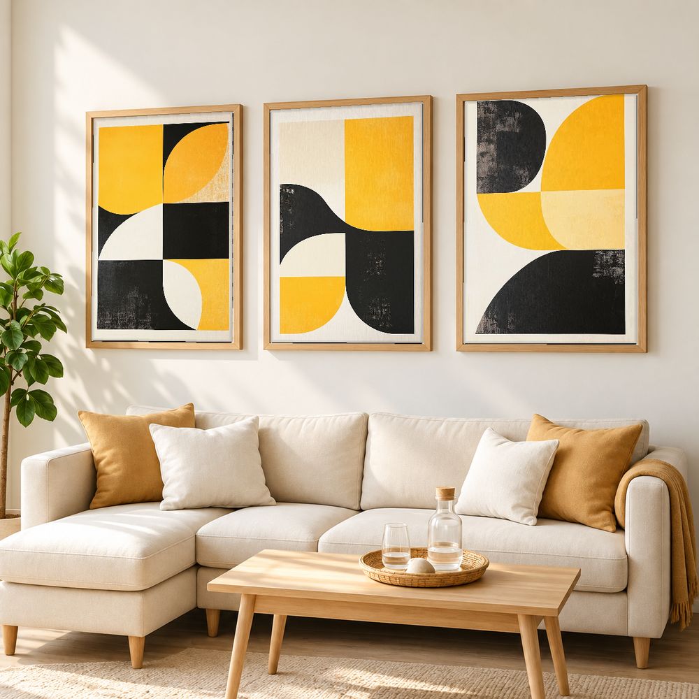 Set de cuadros decorativos que combinan