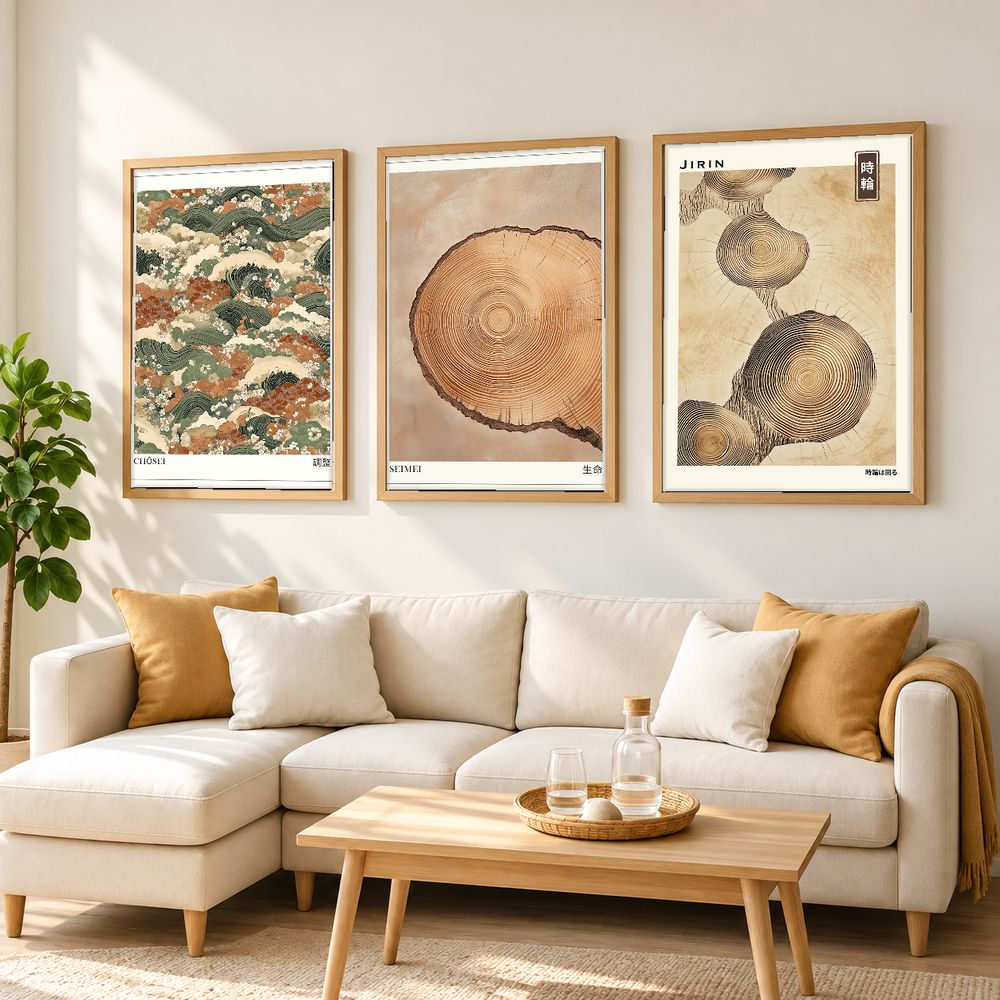 Set de cuadros decorativos que combinan