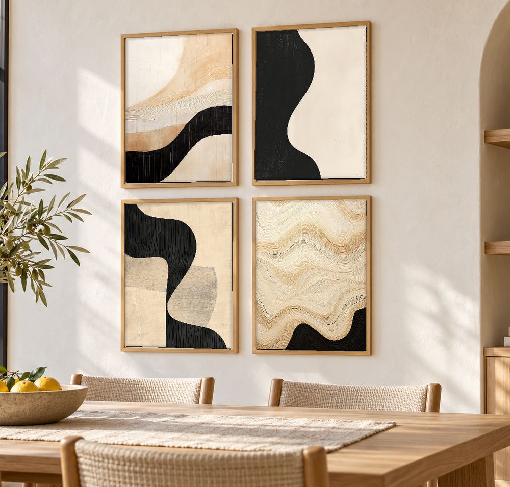 Set de cuadros decorativos que combinan