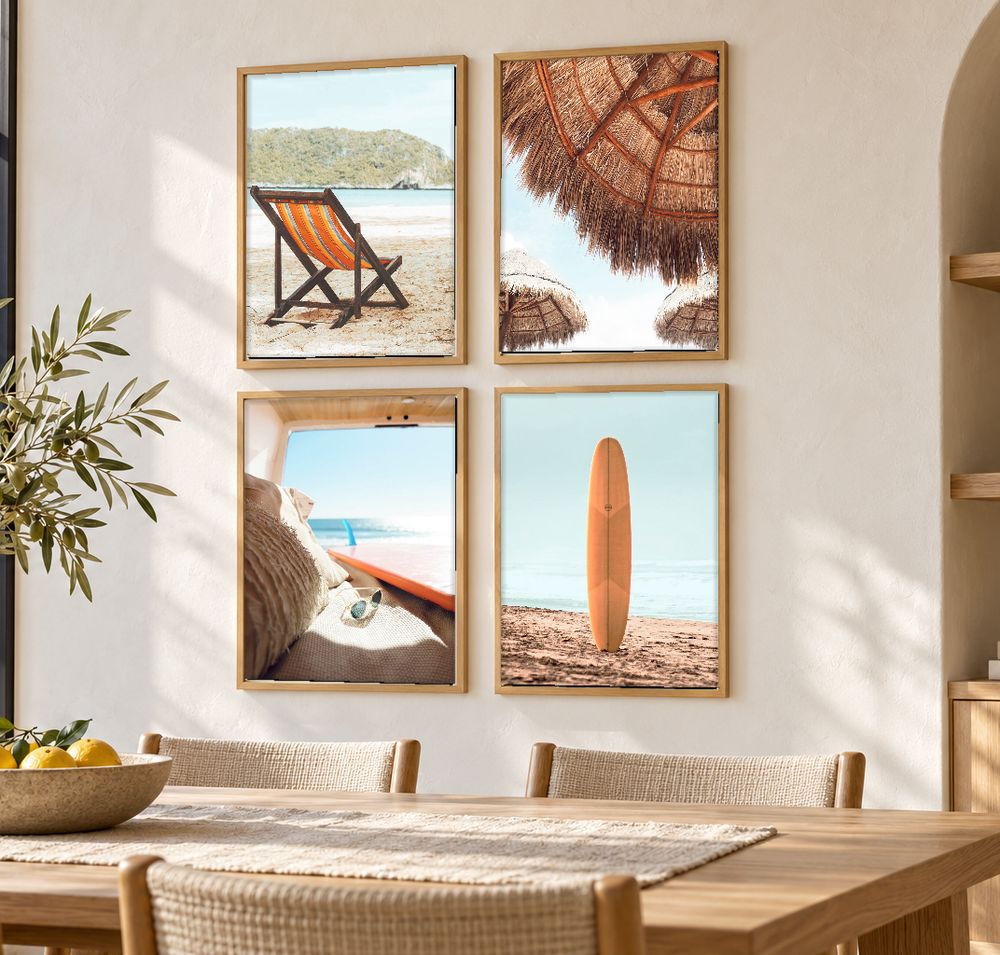 Set de cuadros decorativos que combinan