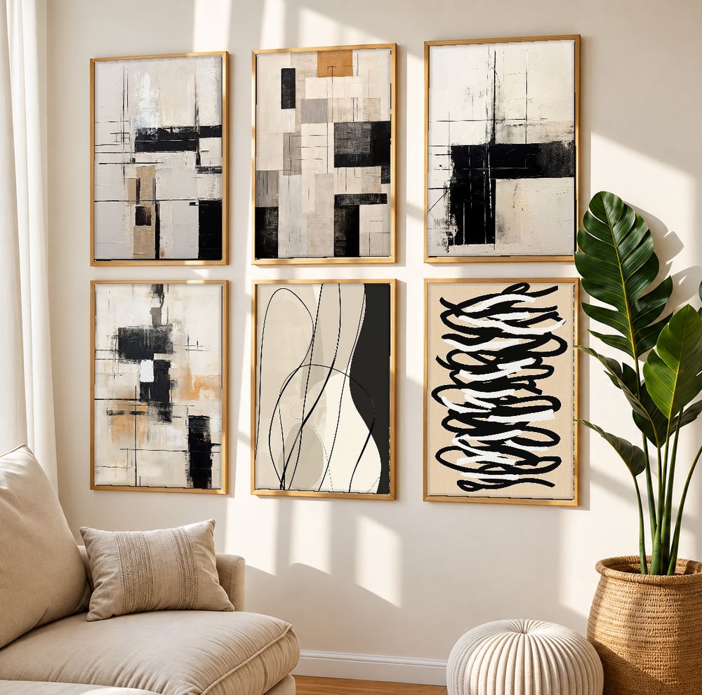 Set de cuadros decorativos que combinan