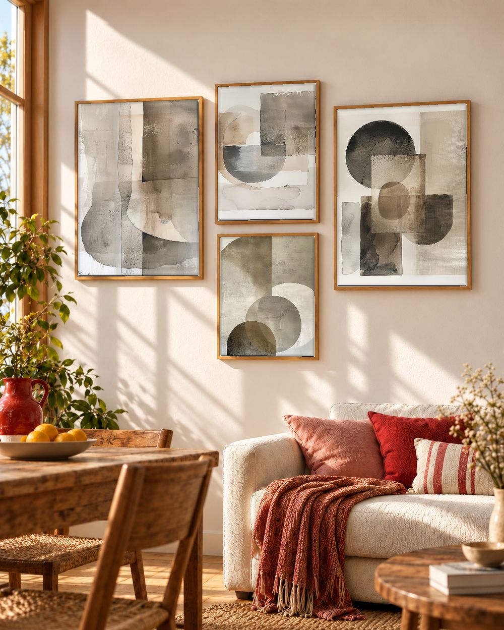 Set de cuadros decorativos que combinan