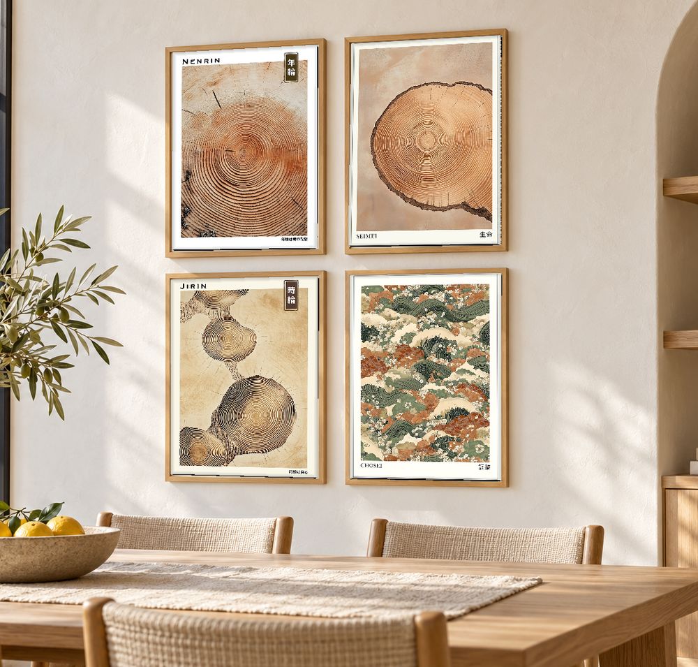 Set de cuadros decorativos que combinan