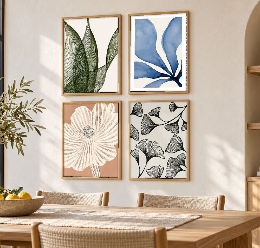 Set de cuadros decorativos que combinan